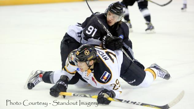 Steelheads Clip Eagles- Chatham's First Pro Goal Is Game-Winner