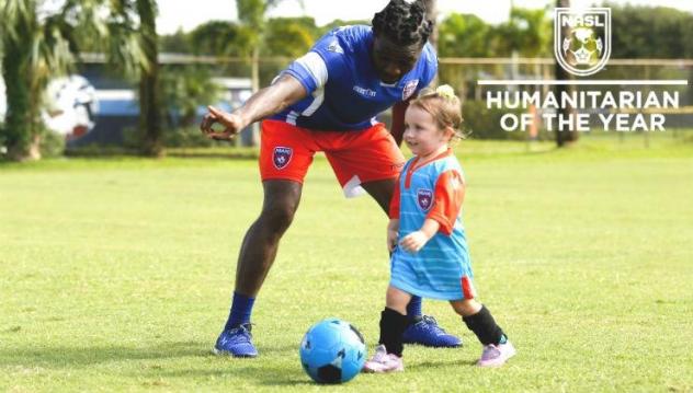 Miami FC Michael Lahoud Named 2016 NASL Humanitarian of the Year