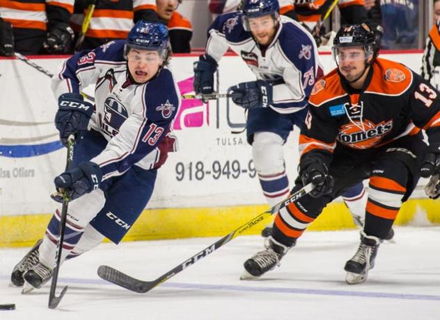 Komets Rally for a Point in Tulsa