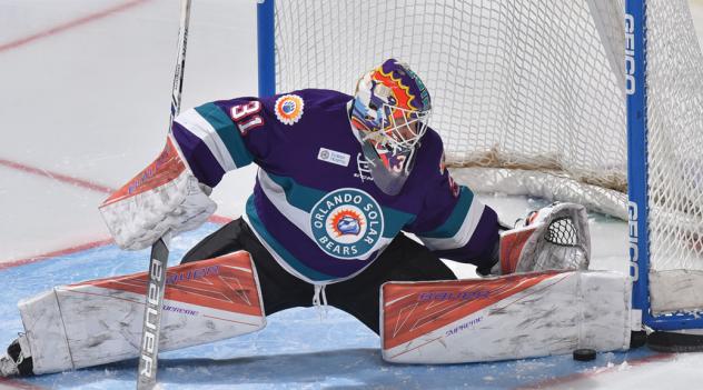 Orlando's Massa Named Warrior Hockey ECHL Goaltender of the Month