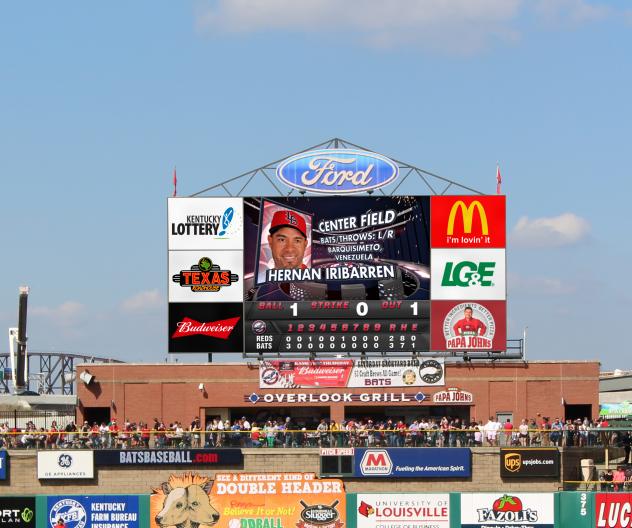 New HD Scoreboard Coming to Louisville Slugger Field in 2017