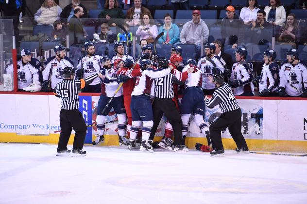 Americans Beat Oilers in Penalty-Riddled Game