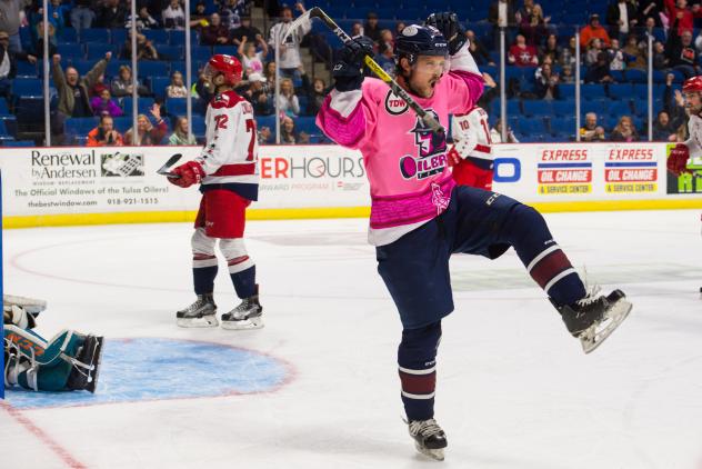 Oilers Defeat Allen 8-5 on Pink Night