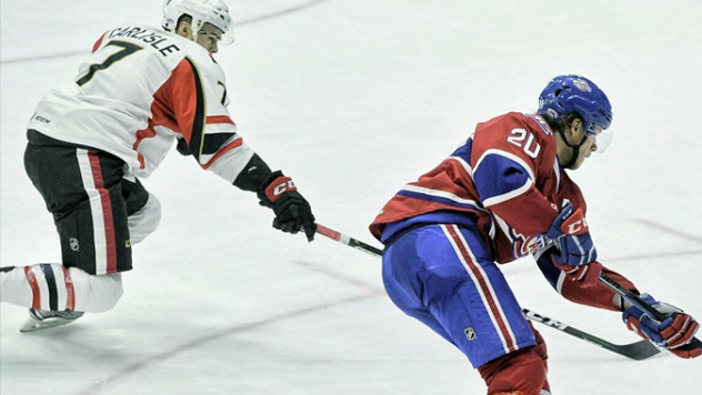 Harpur's Big Night Helps B-Sens over IceCaps 6-4