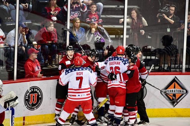 Americans Fall to Rush in Overtime