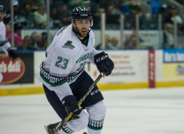 'Blades Sink Admirals with Five-Goal Third Period