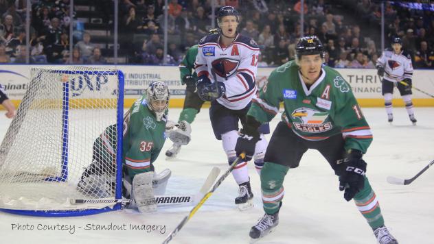 Game Recap --- Eagles Raise $53,233 for Chelbi Holt, But Fall to Stingrays 4-1