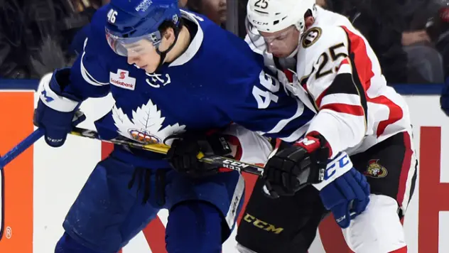 B-Sens Stun Marlies in 8-4 Comeback Win