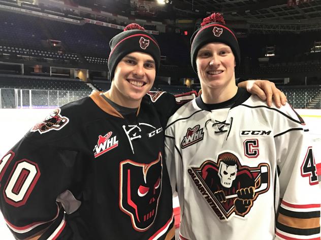 CALGARY HITMEN over $2,000 Raised Through Stukes' Toques and Zipp's Mitts in Support of Project Warmth