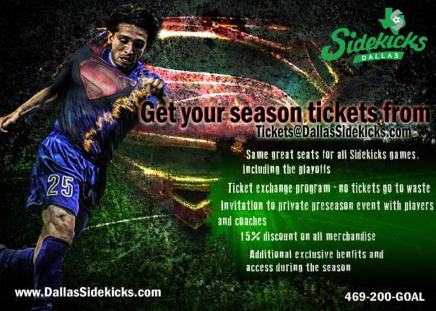 Get Ready for the Dallas Sidekicks 2017 Season