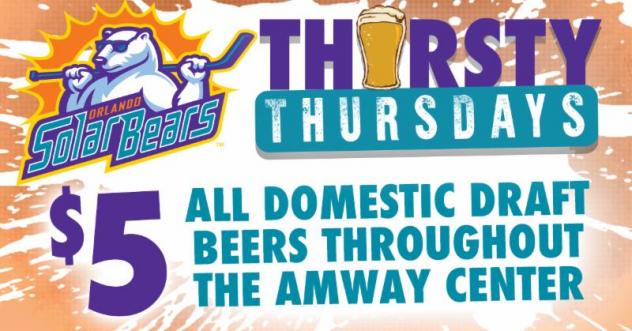 Celebrate Game 3 with Thirsty Thursday