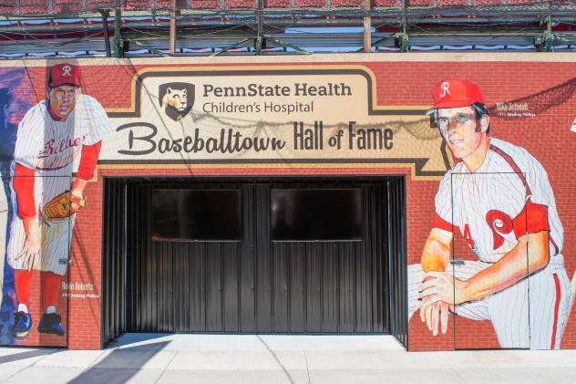 Fightin Unveil Penn State Children's Hospital Baseballtown Hall of Fame