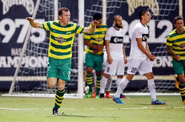 Collins Rescues Point for Tampa Bay Rowdies in 1-1 Draw against Saint Louis