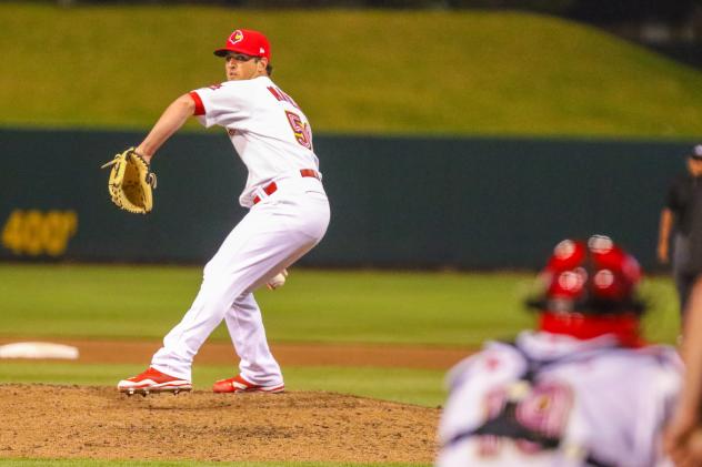 Mayers Named Cardinals Minor League Pitcher of the Month