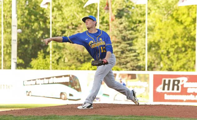 Wood's Dominant Outing Leads Birds to Victory