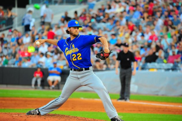 Canaries RHP Miles Nordgren Named American Association's Pointstreak Pitcher of the Week