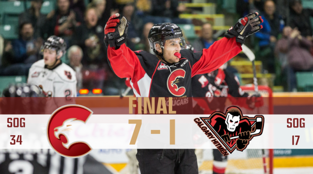 Cougars 7 Calgary 1
