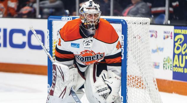 Fort Wayne's Houser Named CCM=2FECHL Goaltender of the Week