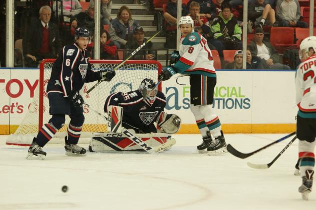 The Tri-City Americans defeated the Kelowna Rockets