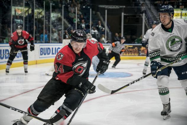 Danforth's Hat TrickLeads Cyclones Past 'Blades 4-1