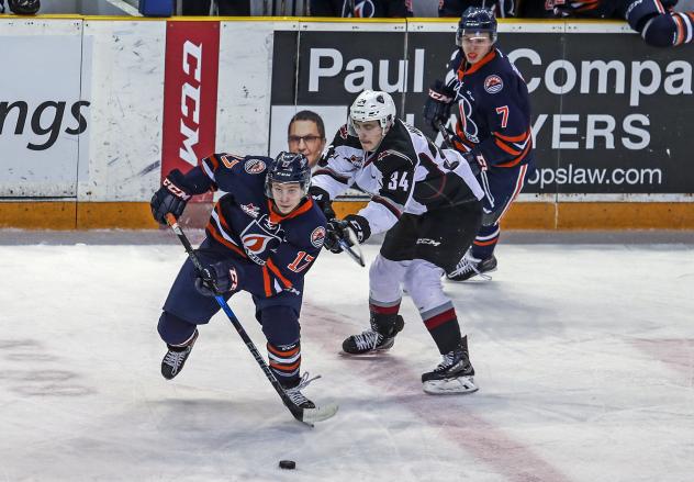 Giants Drop a 6-2 Decision in Kamloops