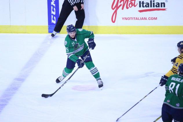 Mingoia's Hat Trick Lifts Admirals Past 'Blades in Overtime