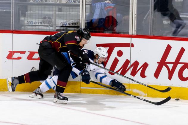 Moose Trample Monsters in Winnipeg, 7-1