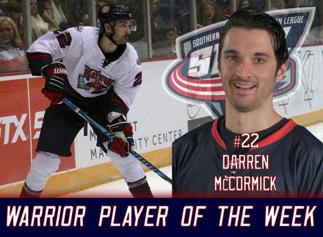 Macon's Darren McCormick Named Warrior Player of the Week