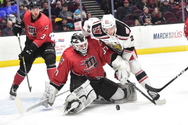 Cleveland Monsters Battle the Grand Rapids Griffins