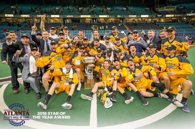 Georgia Swarm Celebrate 2017 NLL Title