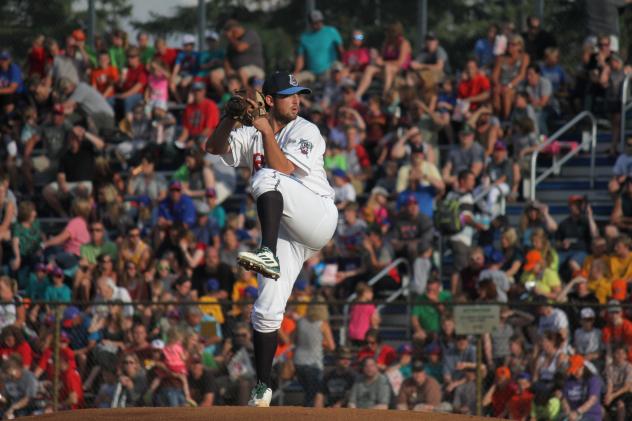 St. Cloud Rox Pitcher Carlo Graffeo on the Mound