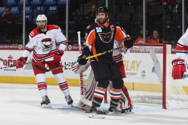 Greg Carey of the Lehigh Valley Phantoms