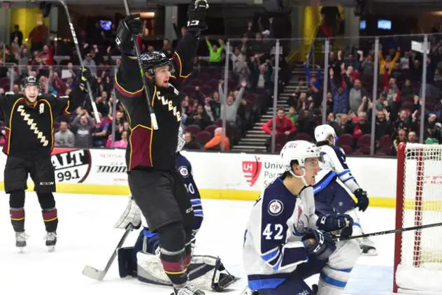 Cleveland Monsters' Zac Dalpe Scores the Game-Winner