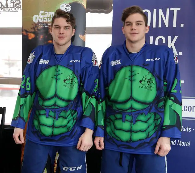 Sudbury Wolves Superhero Jerseys