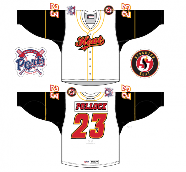 Stockton Heat Ports-Inspired Jerseys