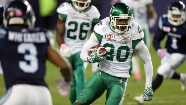 Defensive Back Otha Foster with the Saskatchewan Roughriders