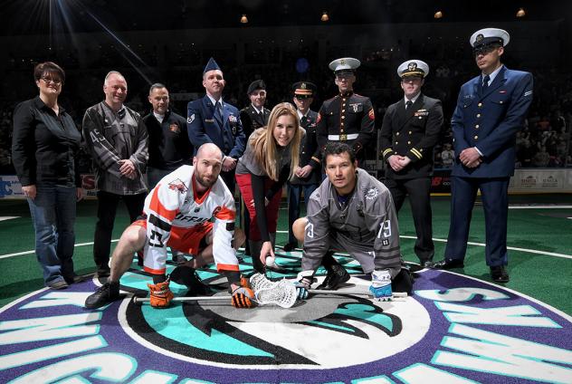 Rochester Knighthawks Military Appreciation Faceoff