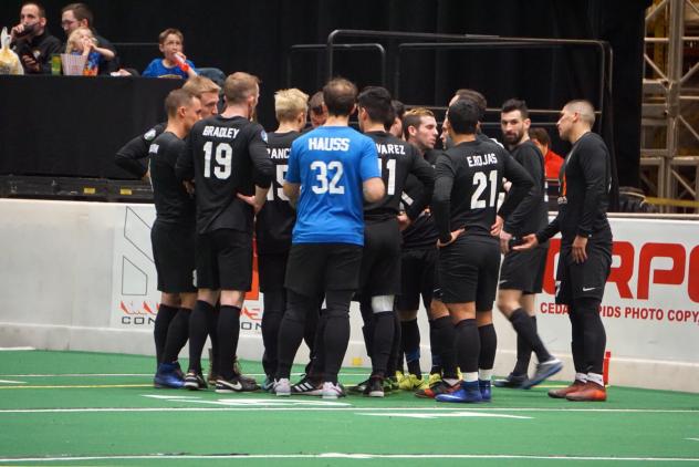 Cedar Rapids Rampage Huddle