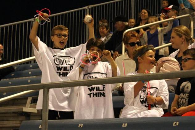 Kids at a Washington Wild Things game