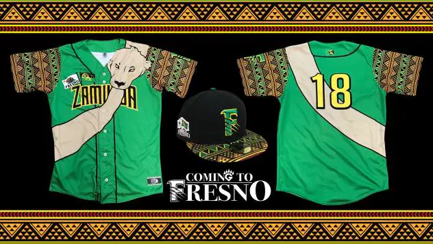 Fresno Grizzlies Coming to Fresno uniforms