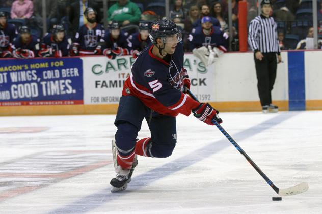 Macon Mayhem Defenseman Brandon Pfeil