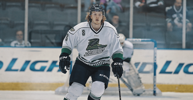 Defenseman Tyler Ganly with the Florida Everblades