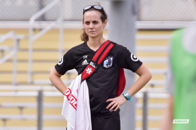 Minnesota United Head Athletic Trainer Stacey Hardin