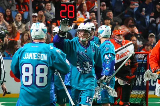 Forward Joe Resetarits and the Rochester Knighthawks