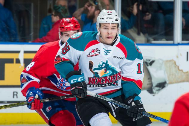 Kelowna Rockets Left Wing Carsen Twarynski