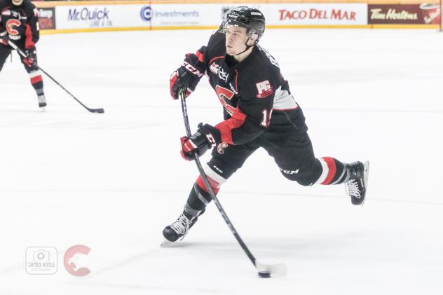 Prince George Cougars in action against the Portland Winterhawks