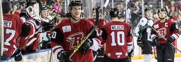 Kenton Miller with the Rapid City Rush