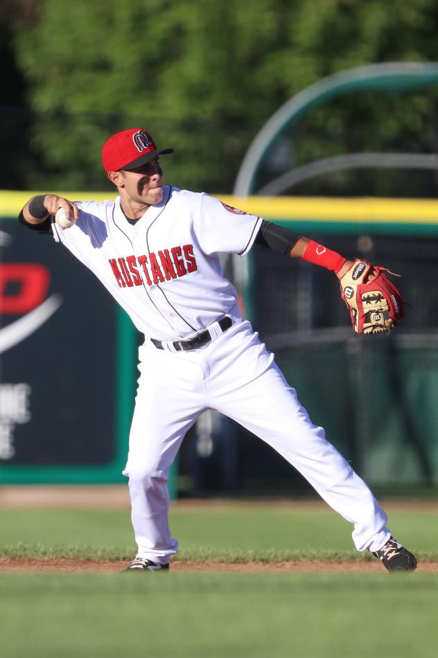 Alejo Lopez with the Billings Mustangs