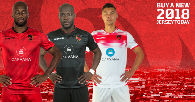 Phoenix Rising FC Jerseys