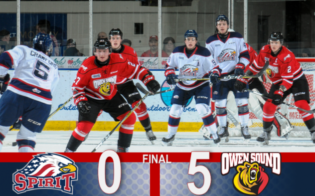 Saginaw Spirit vs. the Owen Sound Attack